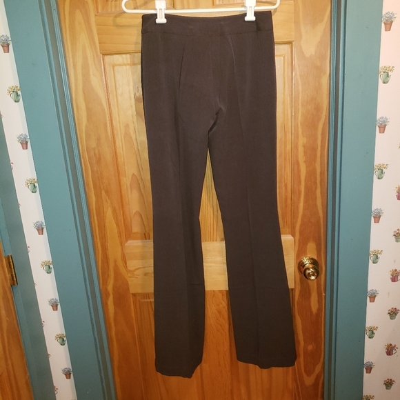 Mossimo Brown Stretch Dress Slacks Size 2 Extra Long - Picture 3 of 6